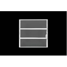 BBL1010 - Vitro Basculante 100X100cm Liso Branca