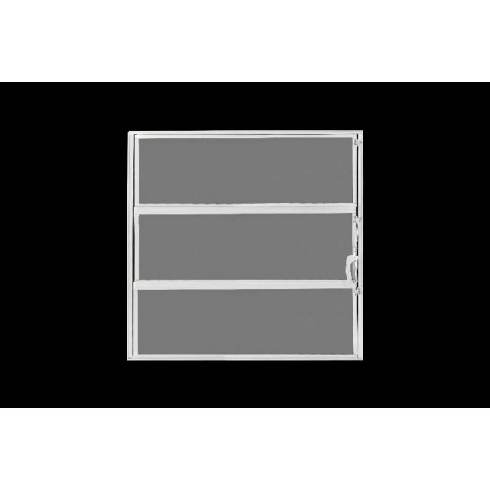 Vitro Basculante 100X80cm Jateado Natural