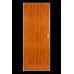 Porta Pronta de Madeira Castanha Direita 210x60cmcm Batente Aluminio