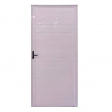 BNPPRE90 - Porta Lambril Ripada 210X90cm Esquerda Branca