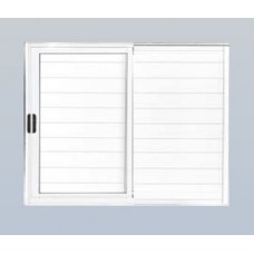 BNPVLR1015 3F - Veneziana Lambril Ripado 3 Folhas de Correr 100x120cm Branca