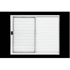 BNPV1215 3F - Veneziana 3 Folhas de Correr 120x150cm Branca